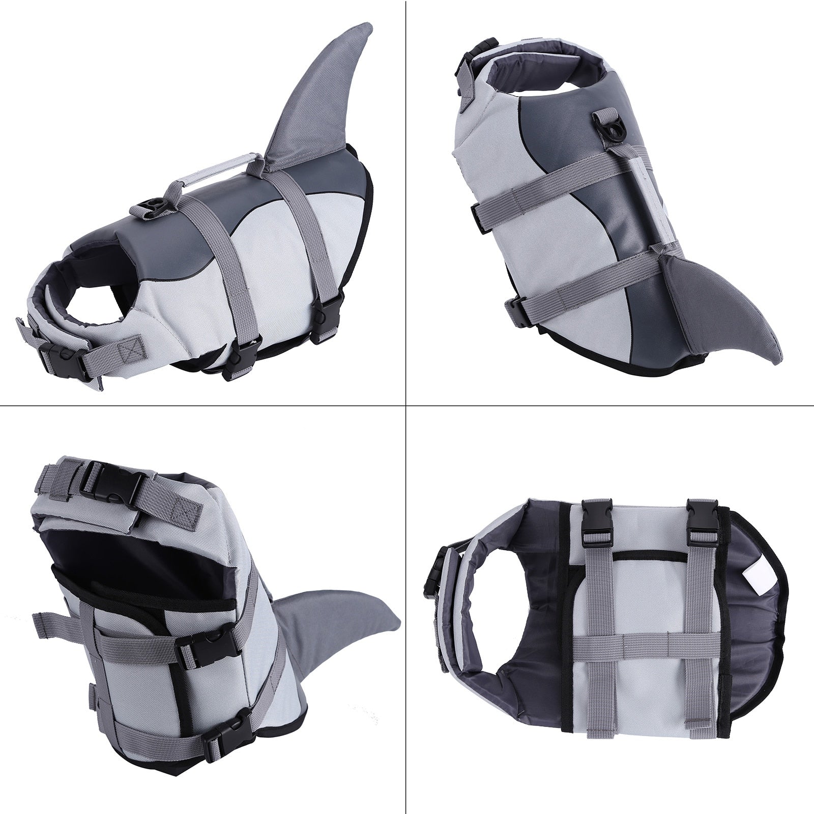 Adjustable Shark Life Vest for Dogs